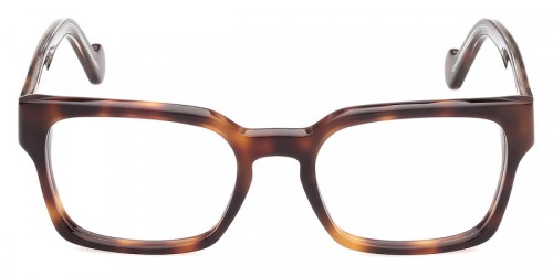 Moncler ML5085 - 056 - 54 Cadres optiques Havane Angulaire