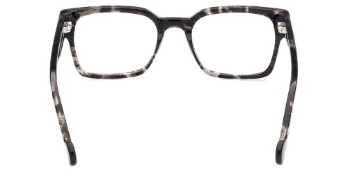 Moncler ML5085 - 055 - 54 Cadres optiques Noir, Gris, À motifs Angulaire