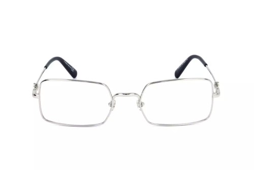 Moncler ML5127 - 016 - 55 Cadres optiques Argent, Noir Angulaire