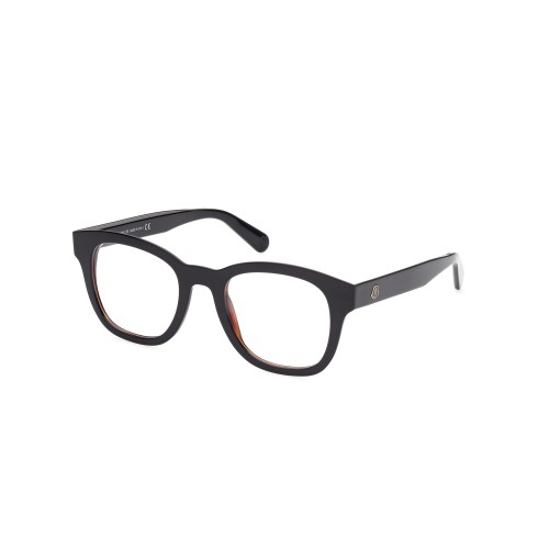 Moncler ML5132 - 005 - 52 Cadres optiques Noir Angulaire