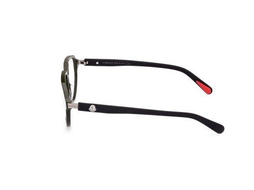Moncler ML5162 - 096 - 57 Cadres optiques Vert, Noir Pilote (Aviateur)