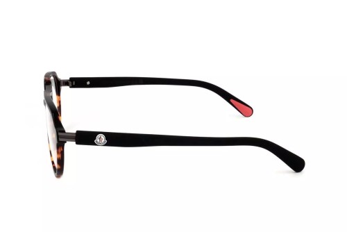 Moncler ML5162 - 052 - 57 Cadres optiques Havane, Noir Pilote (Aviateur)