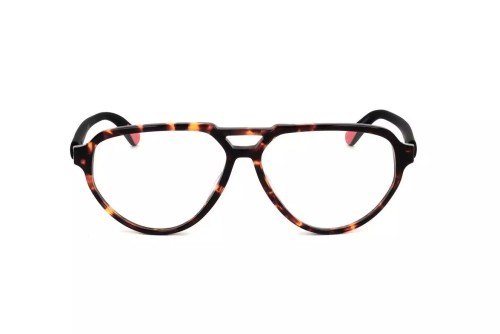 Moncler ML5162 - 052 - 57 Cadres optiques Havane, Noir Pilote (Aviateur)