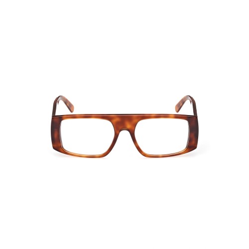 Moncler ML5186 - 052 - 55 Cadres optiques Havane Angulaire