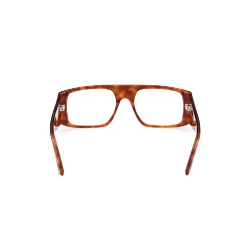 Moncler ML5186 - 052 - 55 Cadres optiques Havane Angulaire