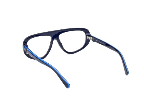 Moncler ML5196 - 090 - 57 Cadres optiques Bleu Pilote (Aviateur)