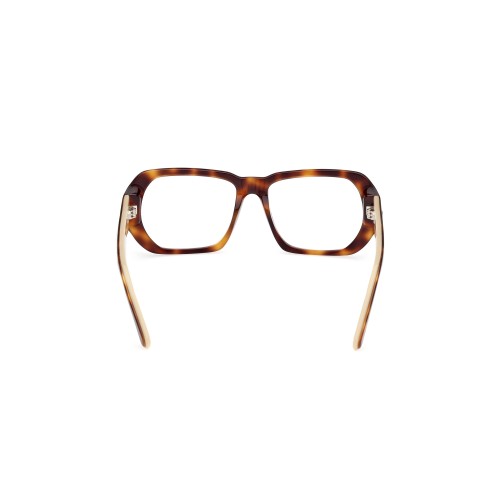 Moncler ML5197 - 052 - 54 Cadres optiques Havane Angulaire