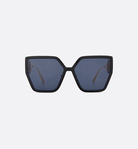 Dior 30 MONTAIGNE S2U - 12B0 B - 60 Lunettes de soleil Or, Noir Œil de chat
