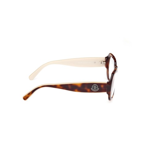Moncler ML5197 - 052 - 54 Cadres optiques Havane Angulaire