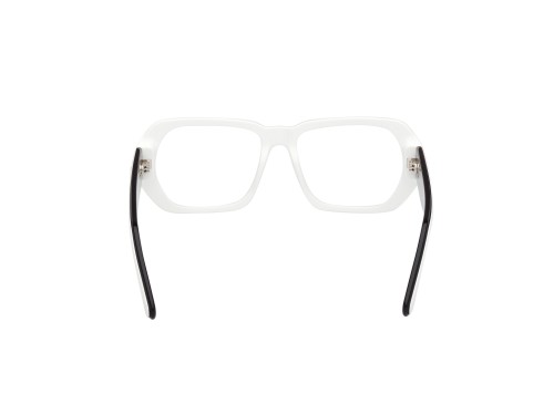 Moncler ML5197 - 021 - 54 Cadres optiques Blanc, Noir Angulaire