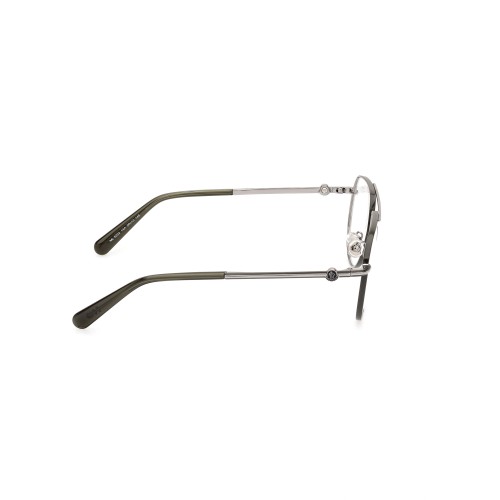Moncler ML5202 - 14A - 56 Cadres optiques Argent, Noir Pilote (Aviateur)