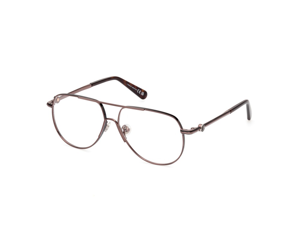 Moncler ML5202 - 036 - 56 Cadres optiques Marron Pilote (Aviateur)