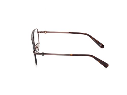 Moncler ML5202 - 036 - 56 Cadres optiques Marron Pilote (Aviateur)