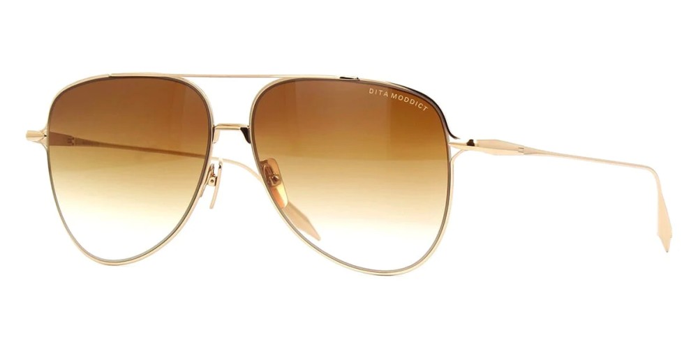 Dita MODDICT DTS144-A - 02 - 61 Lunettes de soleil Gold Pilot (Aviator)