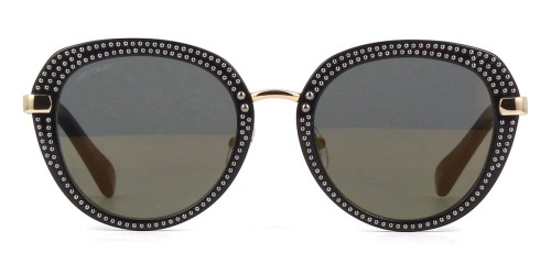 Jimmy Choo MORI/S - 2M2K1 - 52 Lunettes de soleil Noir, Or Rond