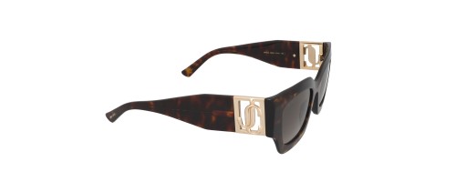 Jimmy Choo NENA/S - 086HA - 51 Lunettes de soleil Havane Angulaire
