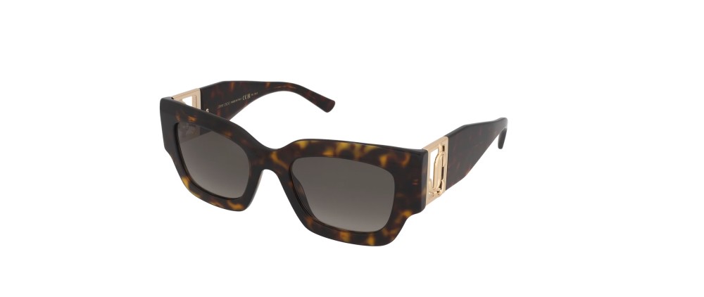 Jimmy Choo NENA/S - 086HA - 51 Lunettes de soleil Havane Angulaire