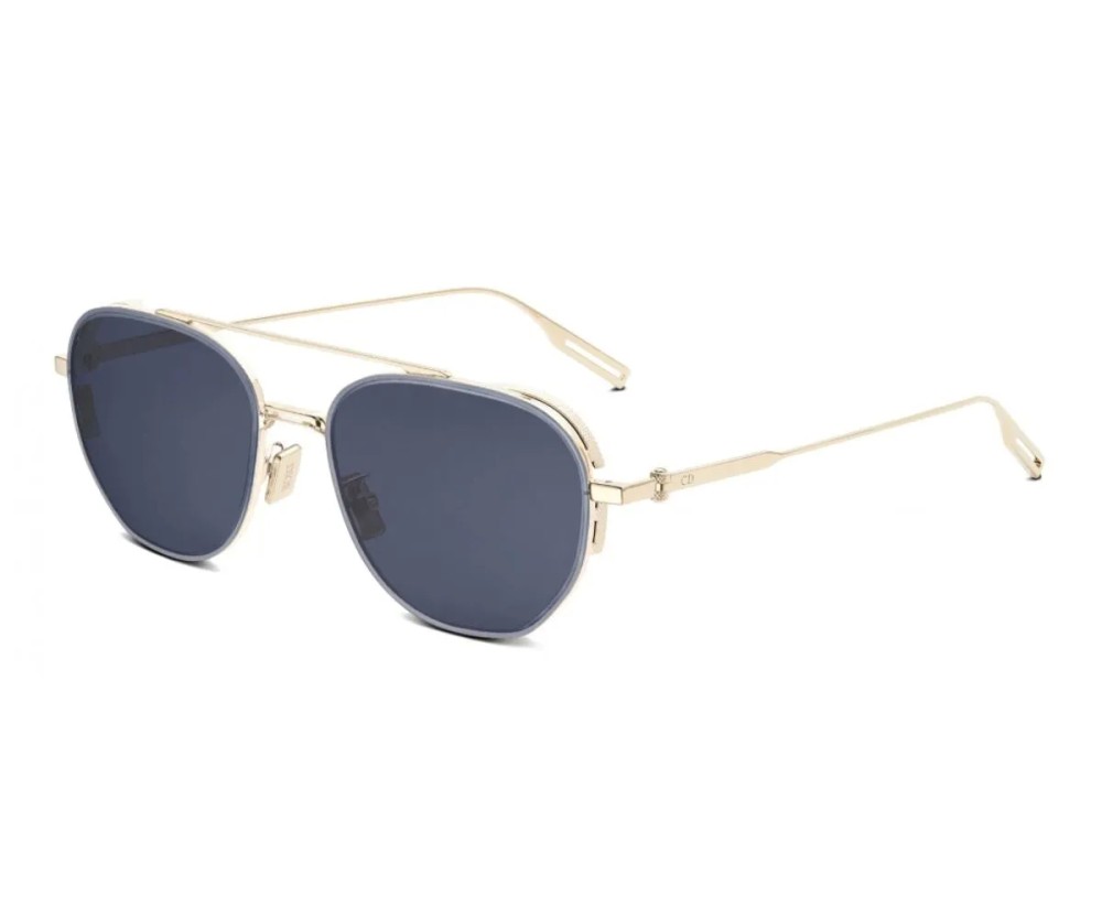 Dior NEODIOR RU - B0B0 V - 56 Lunettes de soleil Or Pilote (Aviateur)