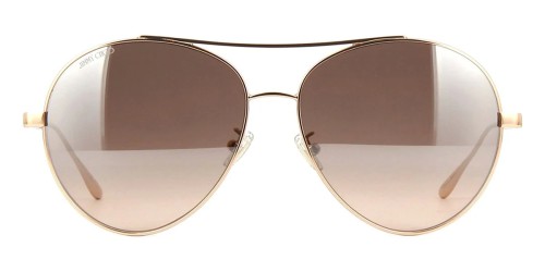 Jimmy Choo NORIA/F/S - BKUG4 - 61 Lunettes de soleil Or Pilote (Aviateur)