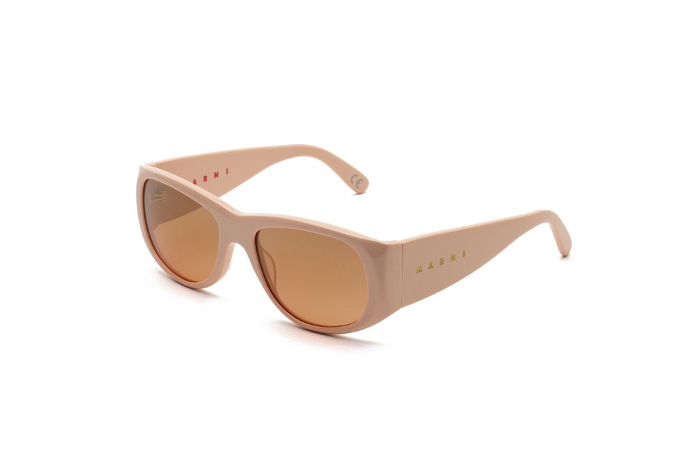 Marni OEF Orinoco River Nude - 57 Lunettes de soleil Rose Œil de chat