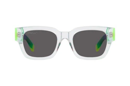 Off-White OERI018 ZURICH - 8507 - 51 Lunettes de soleil Transparent, Multicolore Angulaire