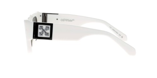 Off-White OERI049 LEONARDO - 0107 - 51 Lunettes de soleil Blanc Angulaire