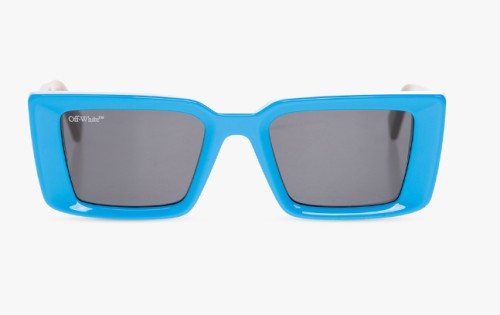 Off-White OERI064 SAVANNAH - 4507 - 53 Lunettes de soleil Bleu, Marron, À motifs Angulaire