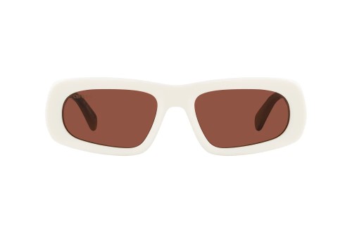 Off-White OERI065 AUSTIN - 0164 - 54 Lunettes de soleil Blanc, Marron, À motifs Angulaire