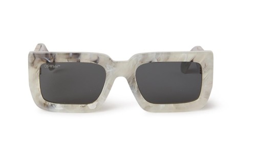 Off-White OERI073 BOSTON - 0807 - 54 Lunettes de soleil Blanc, Marron, À motifs Angulaire