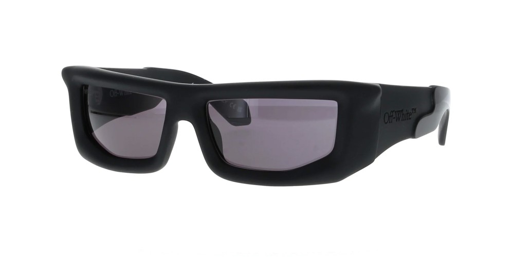 Off-White OERI074 VOLCANITE - 1007 - 58 Lunettes de soleil Noir Angulaire