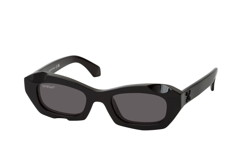 Off-White OERI092 VENEZIA - 1007 - 49 Lunettes de soleil Noir Œil de chat