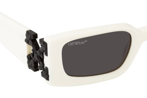 Off-White OERI098 ROMA - 0107 - 52 Lunettes de soleil Blanc, Noir Angulaire