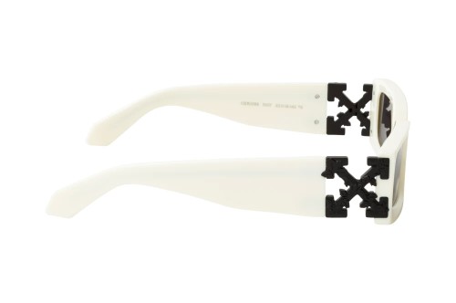 Off-White OERI098 ROMA - 0107 - 52 Lunettes de soleil Blanc, Noir Angulaire