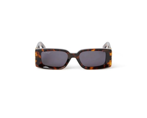 Off-White OERI098 ROMA - 6007 - 52 Lunettes de soleil Havane Angulaire