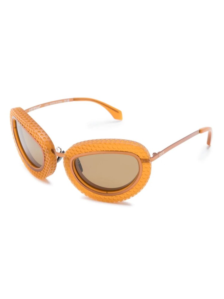 Off-White OERI099 TOKYO - 2764 - 52 Lunettes de soleil Marron Ovale