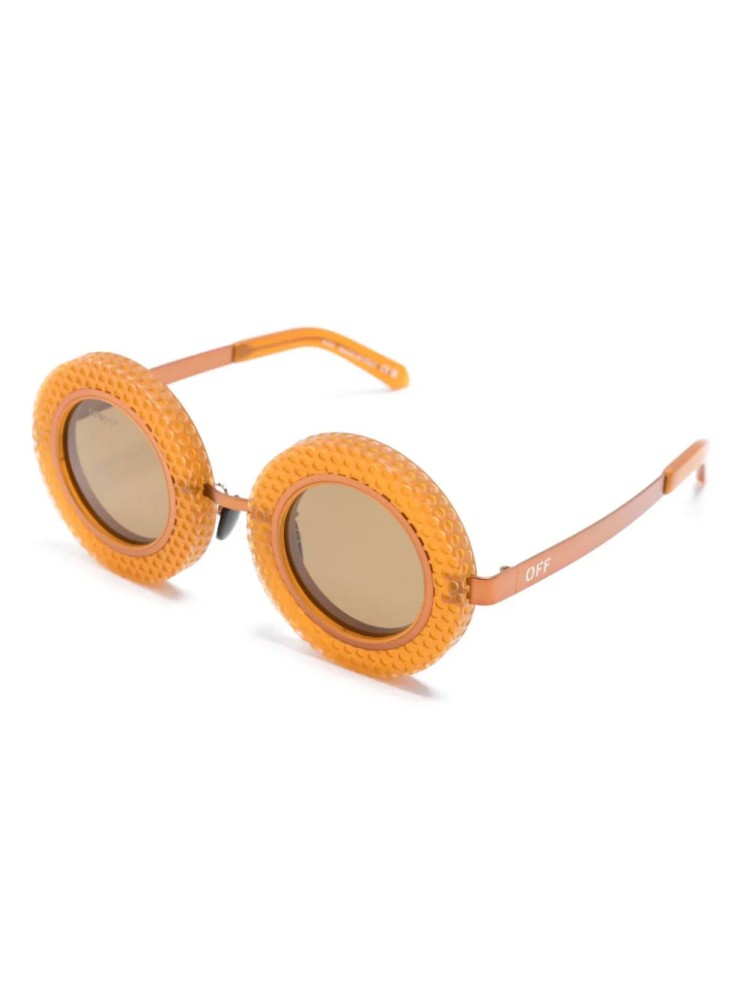 Off-White OERI100 CHICAGO - 2764 - 41 Lunettes de soleil Marron Rond