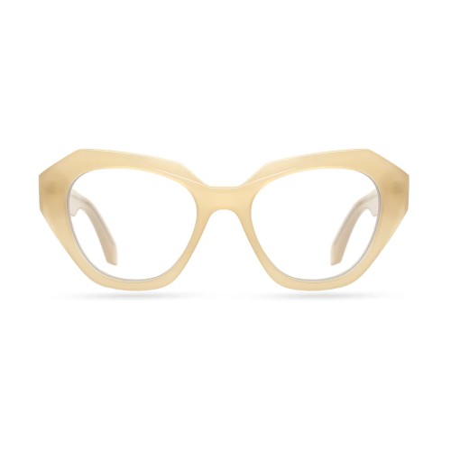 Off-White OERJ043 - 1700 - 51 Cadres optiques Beige Œil de chat