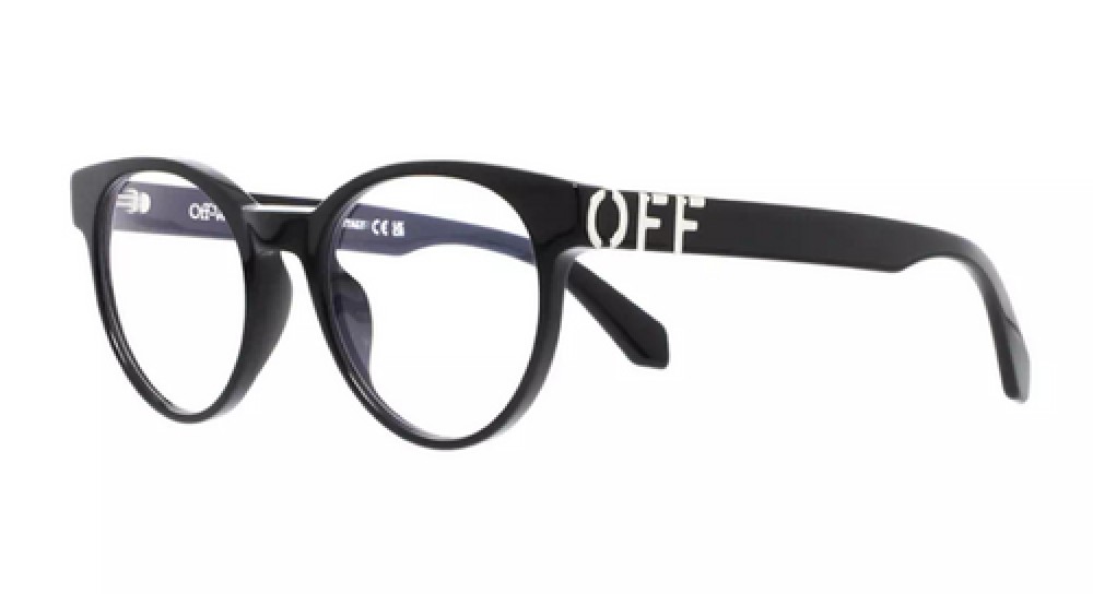 Off-White OERJ068 - 1000 - 50 Cadres optiques Noir Coussin arrondi