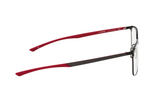 Porsche Design P8753 - A - 55 Cadres optiques Noir, Rouge Angulaire