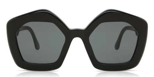 Marni RQ3 Laughing Waters Salty - 51 Lunettes de soleil Noir Angulaire