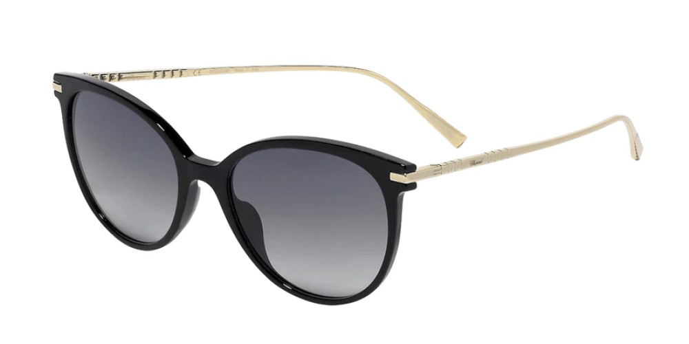 Chopard SCH301N - 0700 - 56 Lunettes de soleil Or, Noir Coussin arrondi