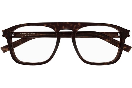 Saint Laurent SL157 - 007 - 52 Cadres optiques Havane foncé Pilote (Aviateur)
