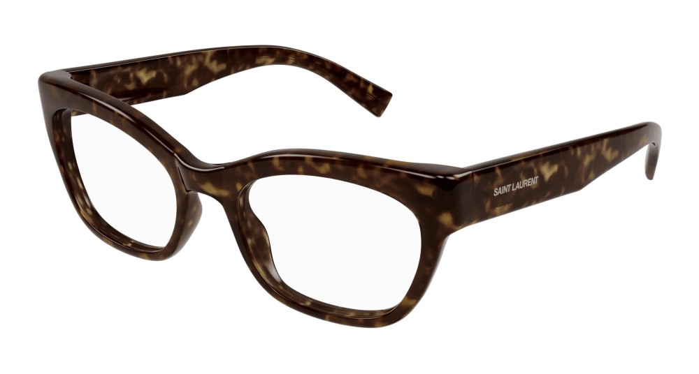 Saint Laurent SL643 - 006 - 54 Cadres optiques Havane Angulaire