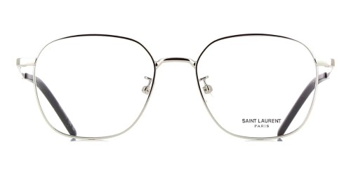 Saint Laurent SL646/F - 002 - 53 Cadres optiques Argent, Noir Coussin arrondi