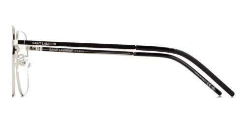 Saint Laurent SL646/F - 002 - 53 Cadres optiques Argent, Noir Coussin arrondi