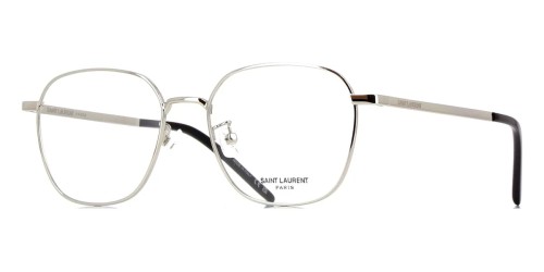 Saint Laurent SL646/F - 002 - 53 Cadres optiques Argent, Noir Coussin arrondi