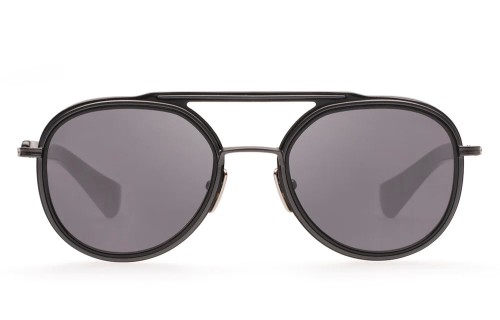 Dita SPACECRAFT 19017 - B - 52 Lunettes de soleil Noir, Or rose Pilote (Aviateur)