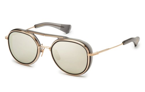 Dita SPACECRAFT 19017 - C - 52 Lunettes de soleil Gris, Or Pilote (Aviateur)