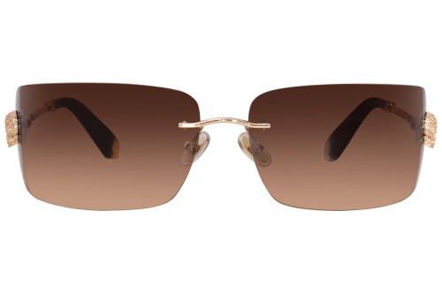 Philipp Plein SPP027S IRRESISTIBLE CANNES - 300Y Lunettes de soleil Gold Square