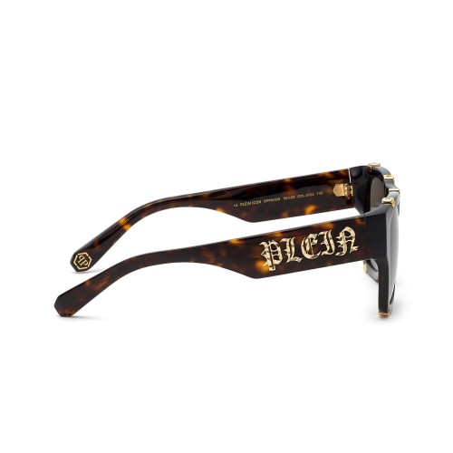 Philipp Plein SPP042W ICON - 0722 - 54 Lunettes de soleil Havane foncé Angulaire